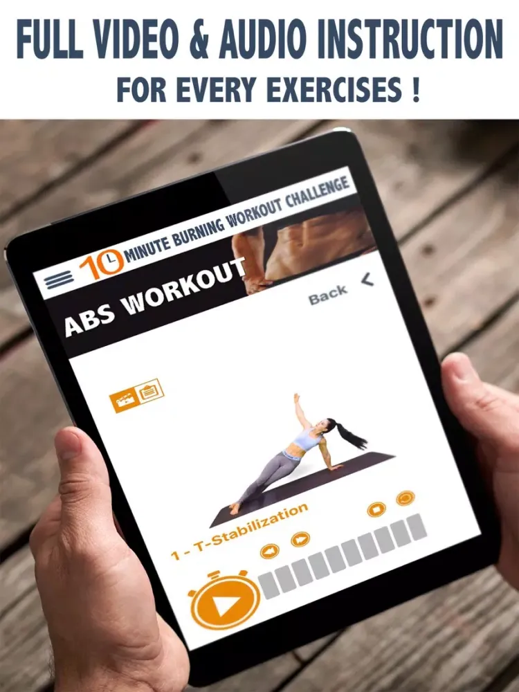 Tangkapan skrin 10 Minute Full Body Workout iPad 