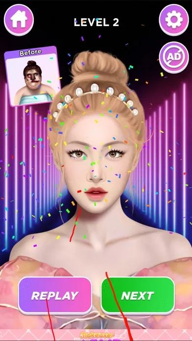 Ảnh chụp màn hình của Makeup Salon: Makeover ASMR