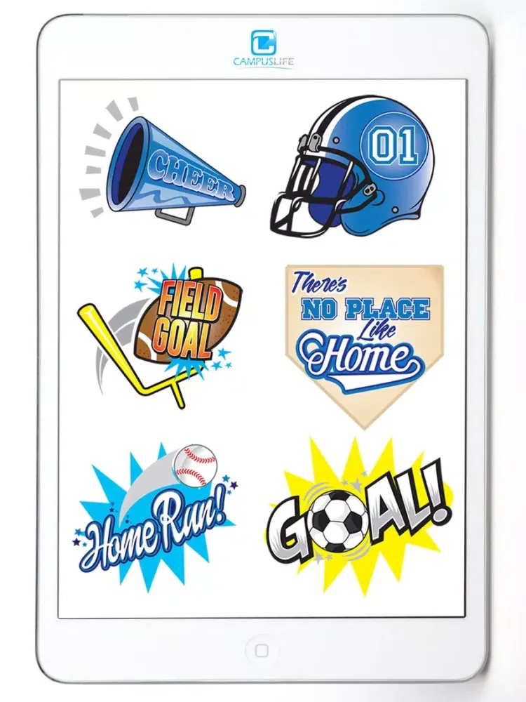 Capturas de tela do CampusLife Stickers iPad 