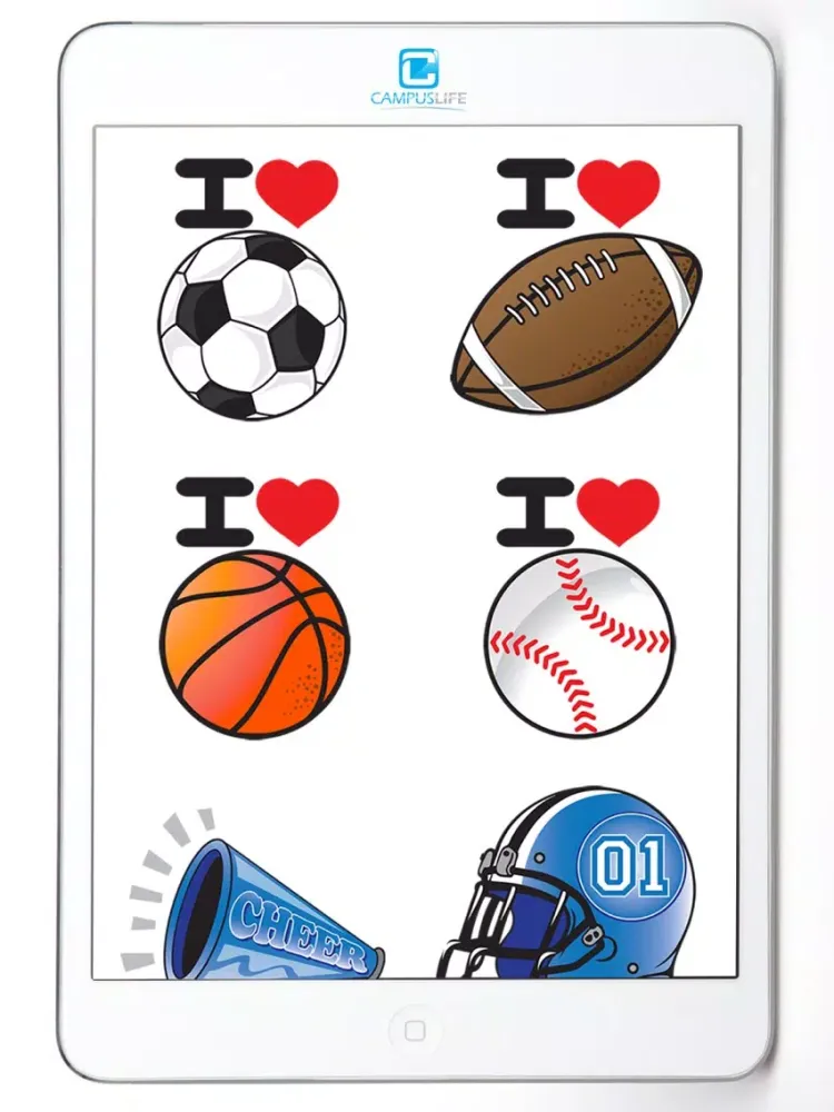 Capturas de tela do CampusLife Stickers iPad 