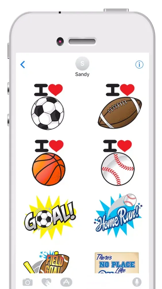 Capturas de tela do CampusLife Stickers