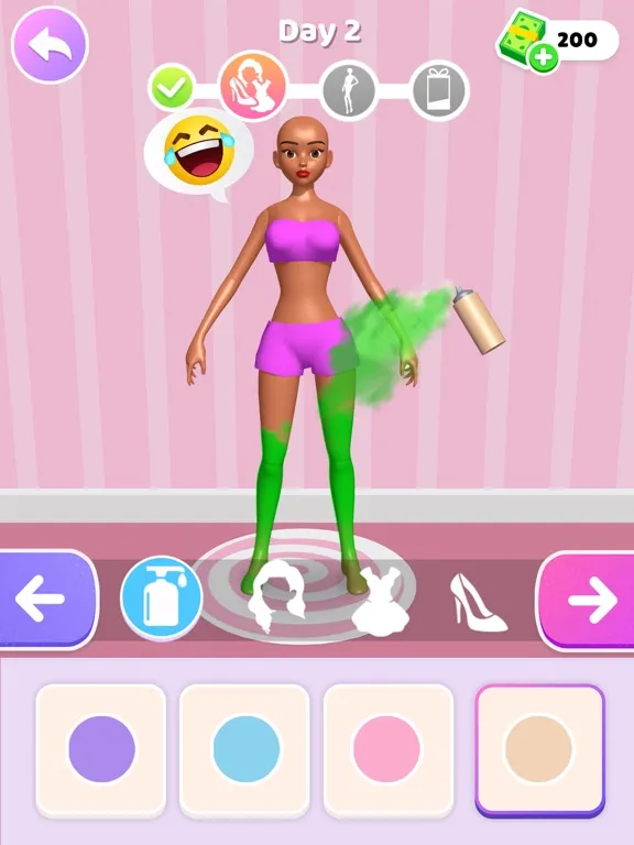 Zrzuty ekranu 3D Doll DIY: Babi Makeover iPad 