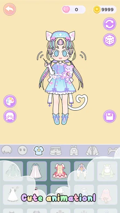 Pastel Doll: Dress Up Game Screenshots