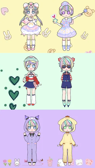 Pastel Doll: Dress Up Game Screenshots