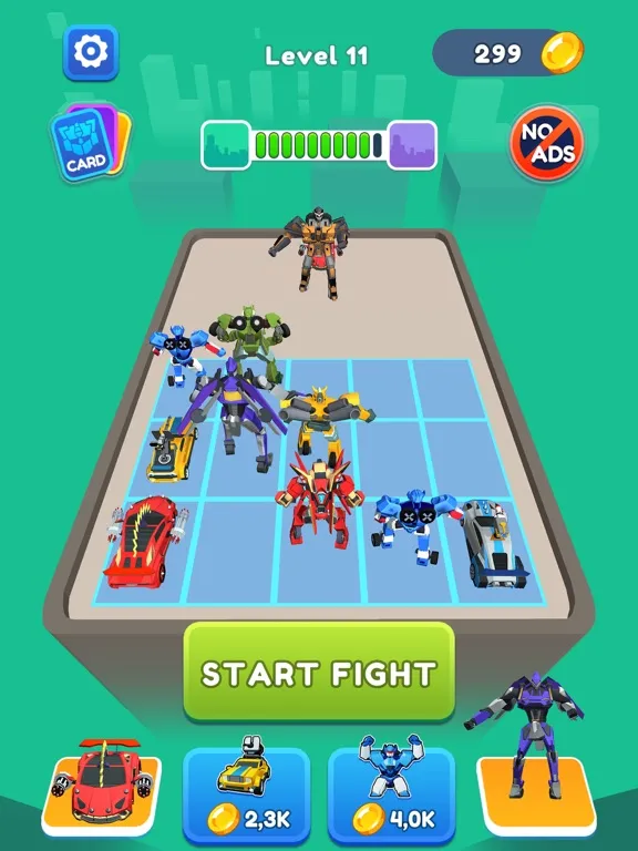 Merge Robot Master: Car Games iPad  Ekran Görüntüleri