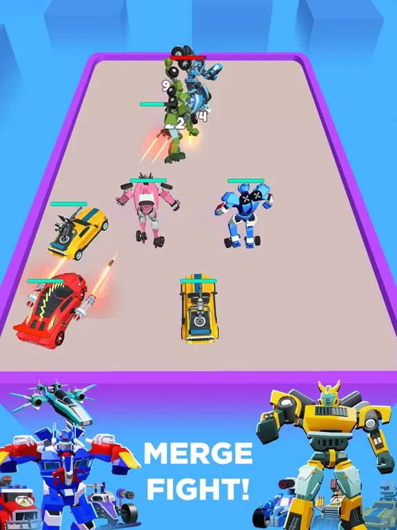 Merge Robot Master: Car Games iPad  Ekran Görüntüleri