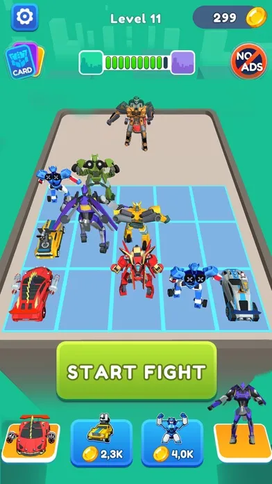 Merge Robot Master: Car Games Ekran Görüntüleri