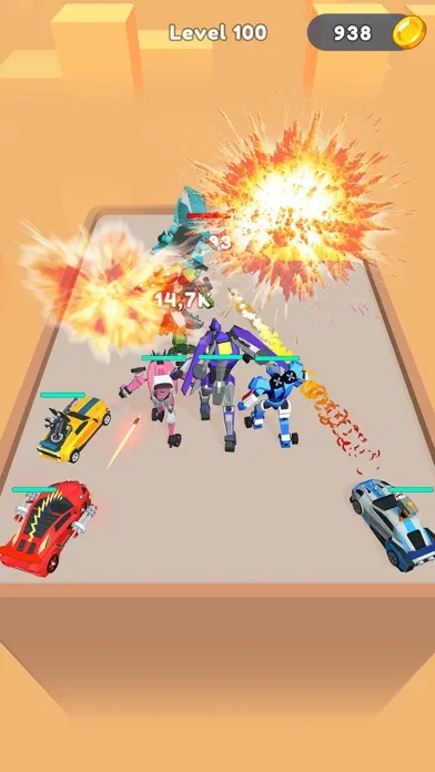 Merge Robot Master: Car Games Ekran Görüntüleri
