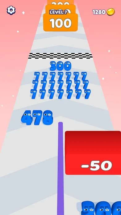 Capturas de pantalla de Number Run 3D: Merge Alphabet