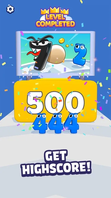 Capturas de pantalla de Number Run 3D: Merge Alphabet