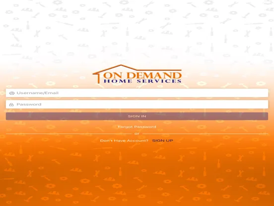 On Demand Home Services - Tech iPad 應用截圖