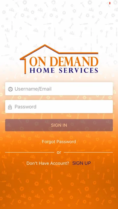 On Demand Home Services - Tech應用截圖