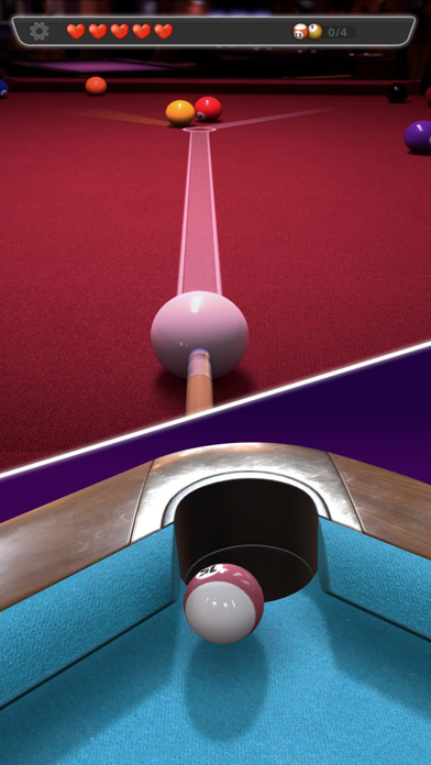 Billiards 3D King سکرین شاٹس