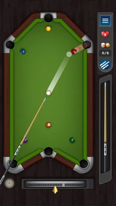 Tangkapan layar Billiards 3D King