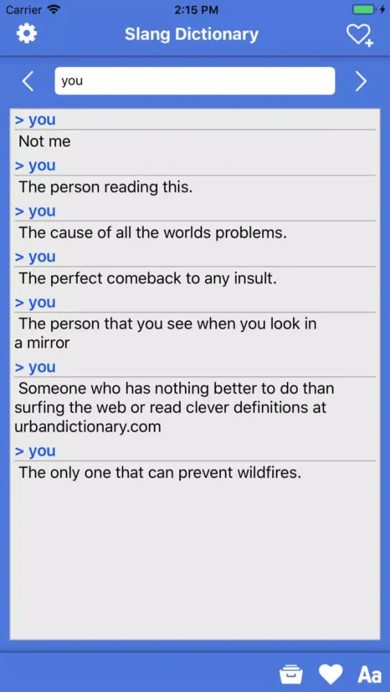Slang Urban Dictionary应用截图