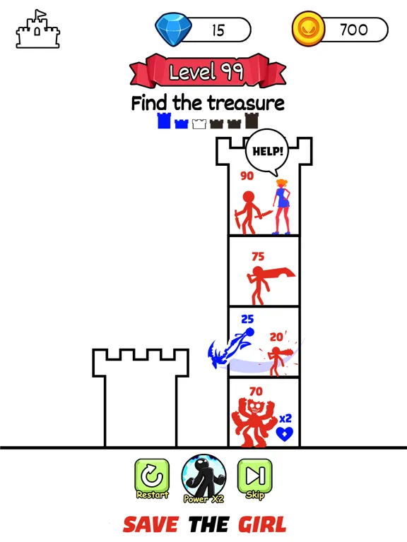 Stick Hero 2: Tower Defense iPad  سکرین شاٹس