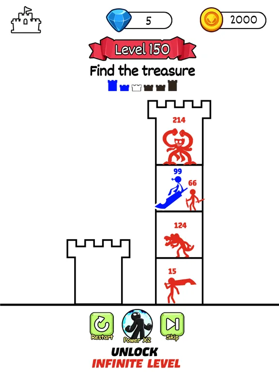 Stick Hero 2: Tower Defense iPad  سکرین شاٹس