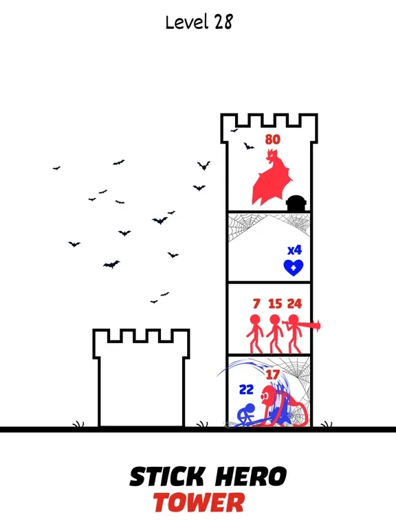 Stick Hero 2: Tower Defense iPad  سکرین شاٹس