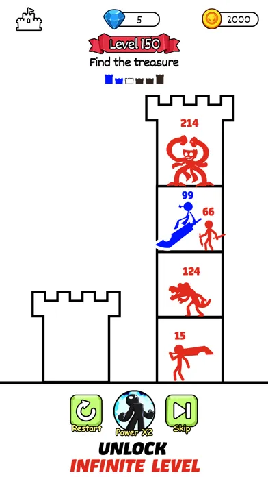 Stick Hero 2: Tower Defense سکرین شاٹس
