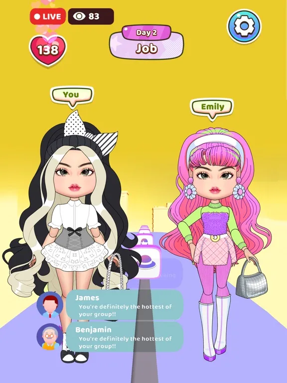 Captures d'écran de Fashion Battle: Dress Up Queen iPad 