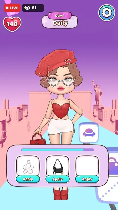 Captures d'écran de Fashion Battle: Dress Up Queen