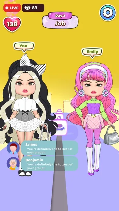 Captures d'écran de Fashion Battle: Dress Up Queen