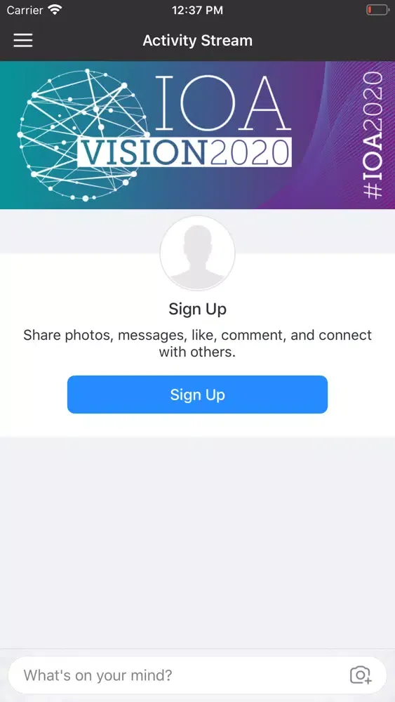 #IOA2020 Conference App سکرین شاٹس