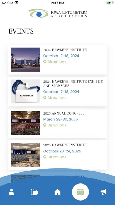 ภาพหน้าจอของ Iowa Optometric Assoc. - IOA