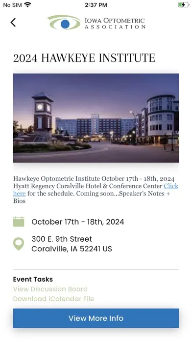 ภาพหน้าจอของ Iowa Optometric Assoc. - IOA