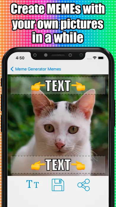 Meme Generator Add text to pic Screenshots