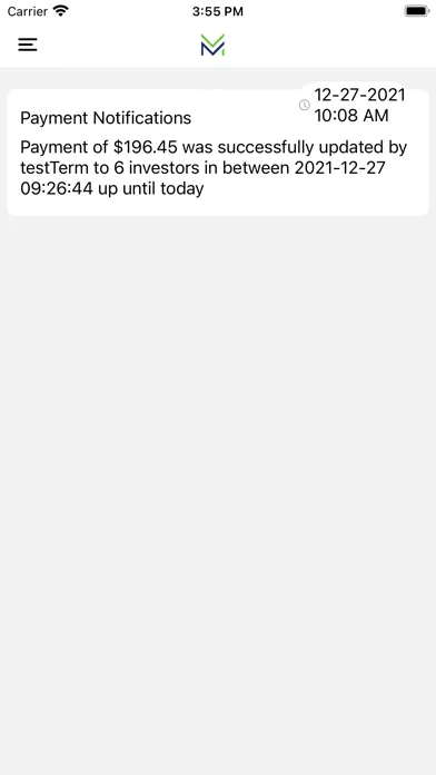 Tangkapan skrin MMP Merchant App