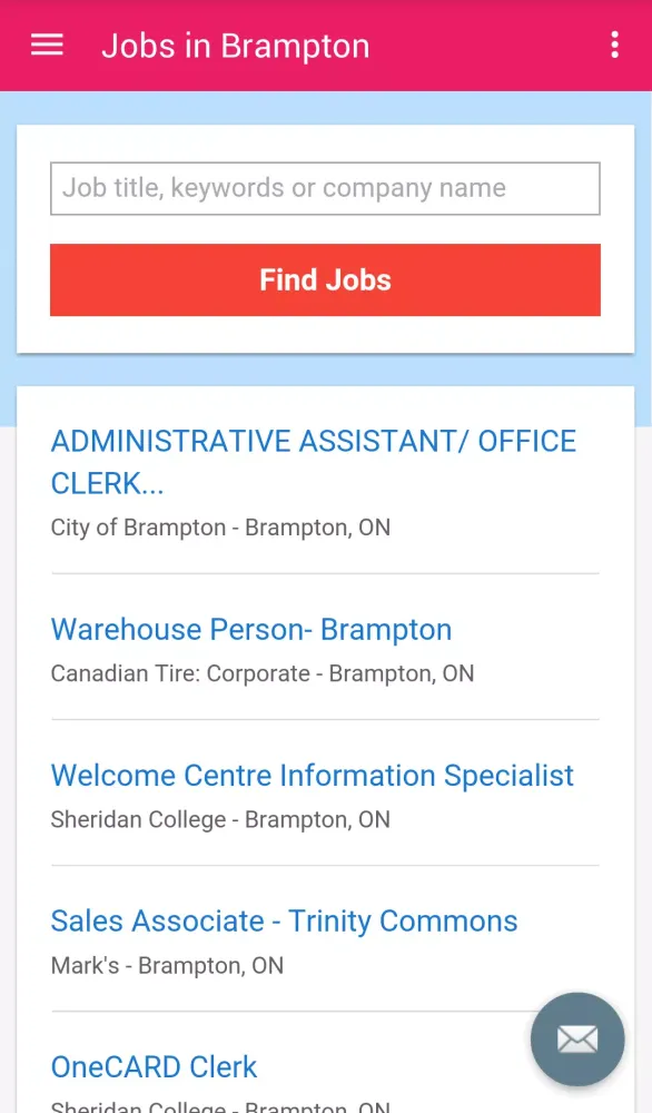 Jobs in Brampton, Canada应用截图