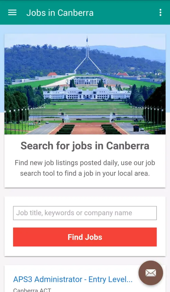 Zrzuty ekranu Jobs in Canberra, Australia