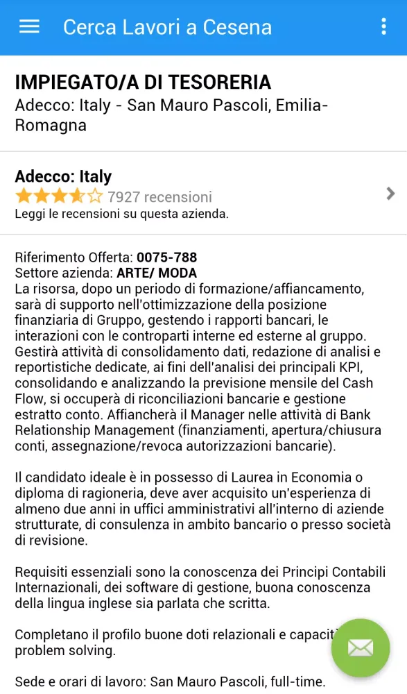 Capturas de pantalla de Offerte di Lavoro Cesena