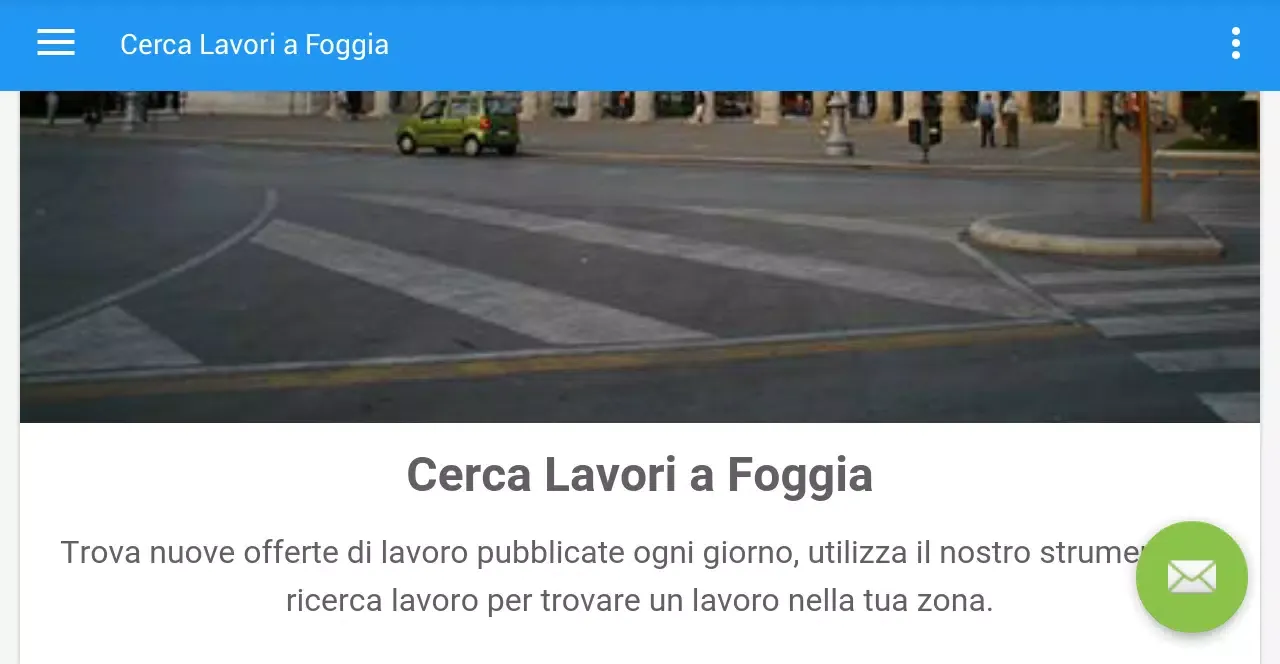 Tangkapan layar Offerte di Lavoro Foggia