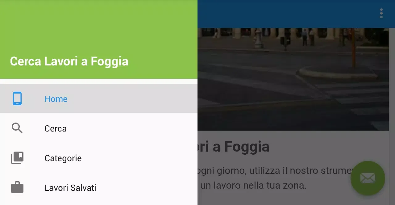 Tangkapan layar Offerte di Lavoro Foggia