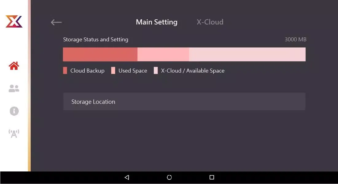 Screenshot di Cloud Device