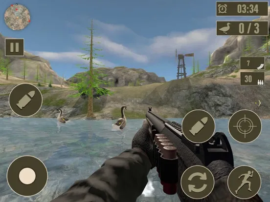 Wild Duck Hunter Shooting Game iPad  Screenshots