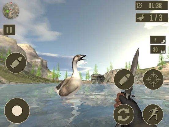 Wild Duck Hunter Shooting Game iPad  Screenshots