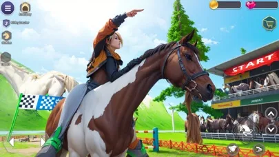 Tangkapan layar My Fantasy Horse Care Academy