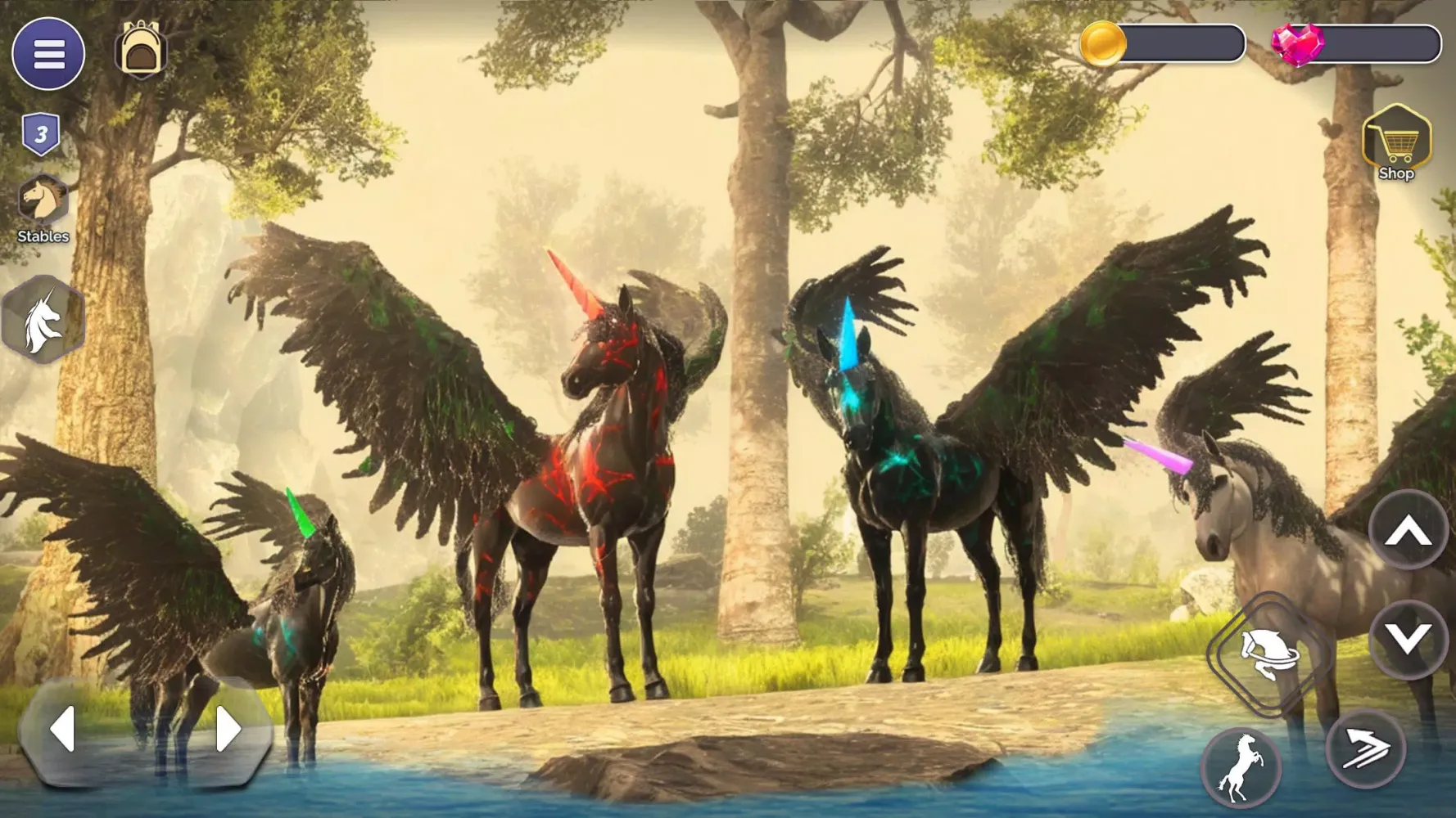 Magic Heaven Flying Horse Sim Screenshots