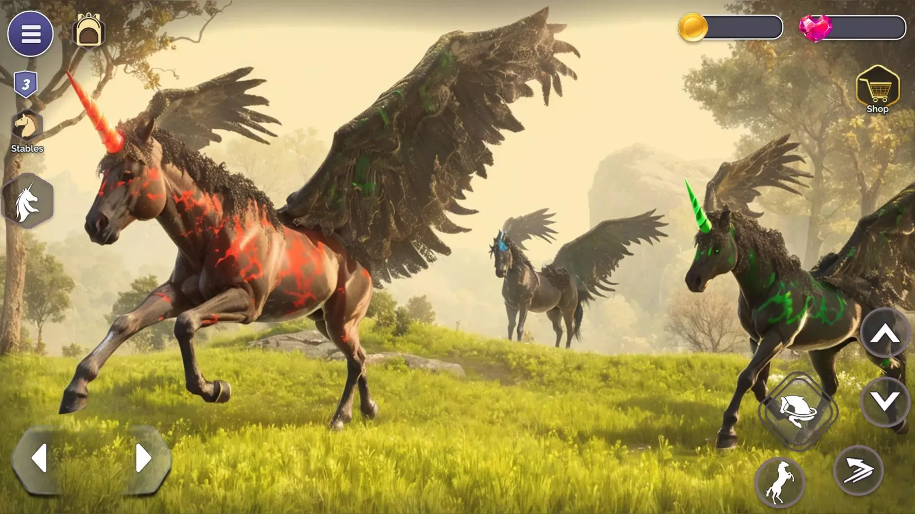 Magic Heaven Flying Horse Sim Screenshots