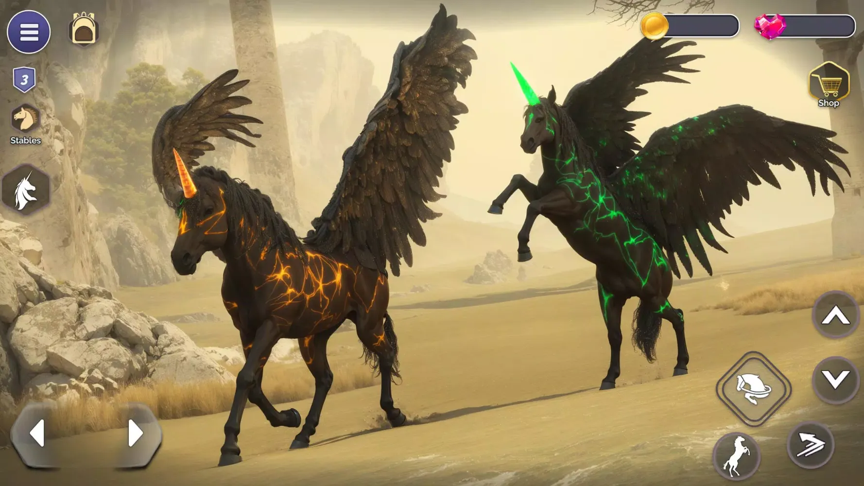 Magic Heaven Flying Horse Sim Screenshots