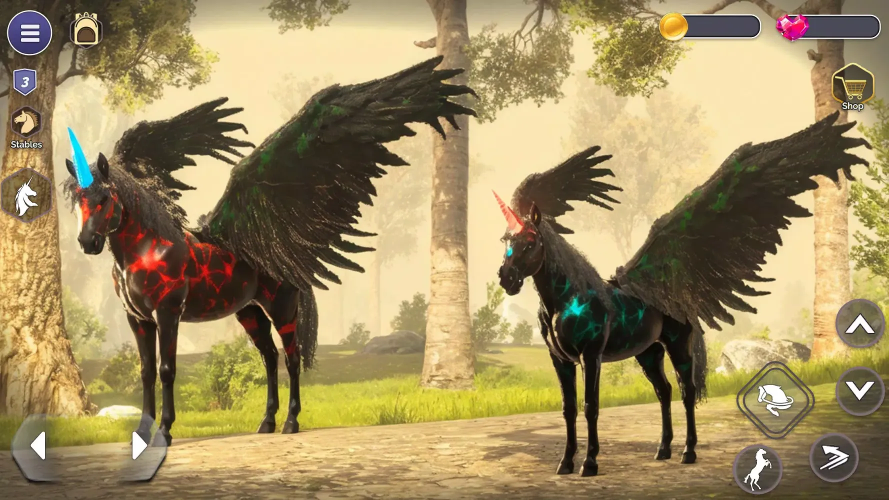 Magic Heaven Flying Horse Sim Screenshots