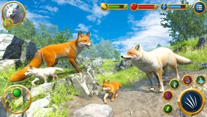 Virtual Arctic Fox Family Sim Screenshots