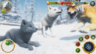 Virtual Arctic Fox Family Sim Screenshots