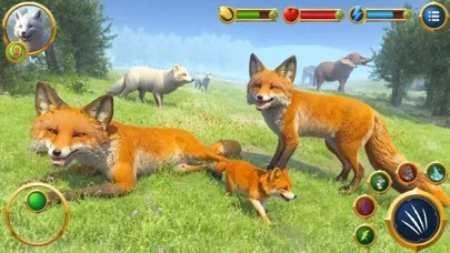 Virtual Arctic Fox Family Sim Screenshots