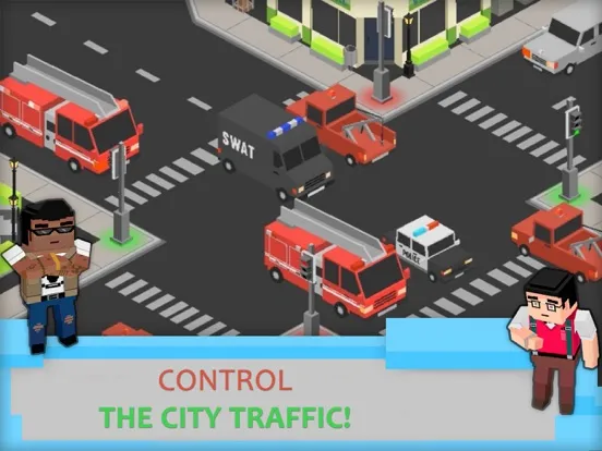 ภาพหน้าจอของ Crossroads: Traffic Light iPad 