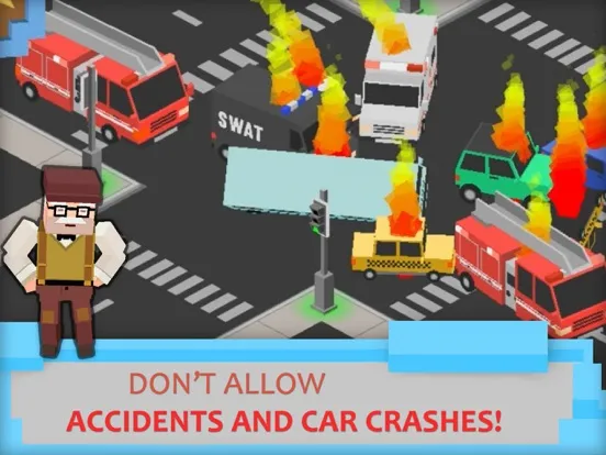 ภาพหน้าจอของ Crossroads: Traffic Light iPad 