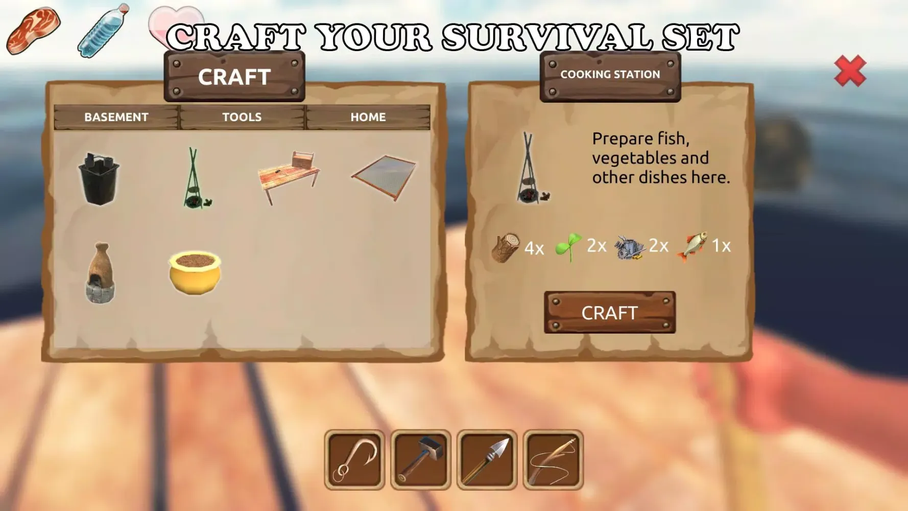 Survival on Raft: Ocean Screenshots